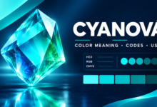 What Is Cyanová? Color Meaning, HEX Code, RGB, CMYK, and Practical Uses