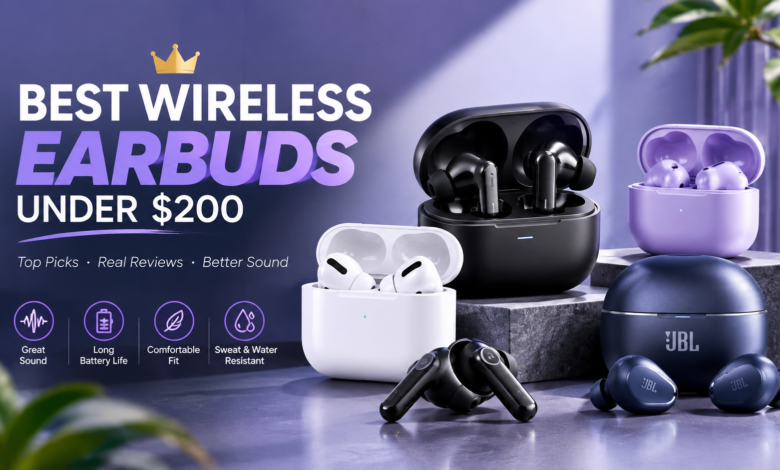 Best Wireless Earbuds Under $200 in 2024: Top Picks