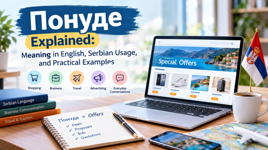 Понуде Explained: Meaning in English, Serbian Usage, and Practical Examples